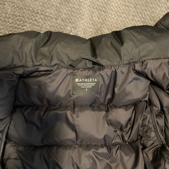 ATHLETA SIZE SMALL BLACK DOWNTOWN JACKET NWT - Picture 7 of 9